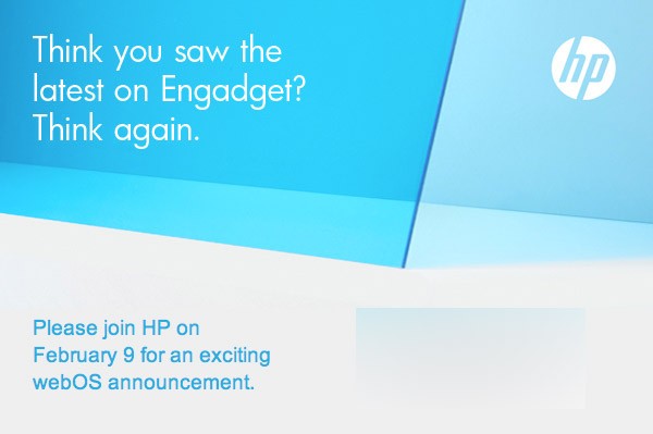 HP has a secret, exciting announcement for the February webOS event!