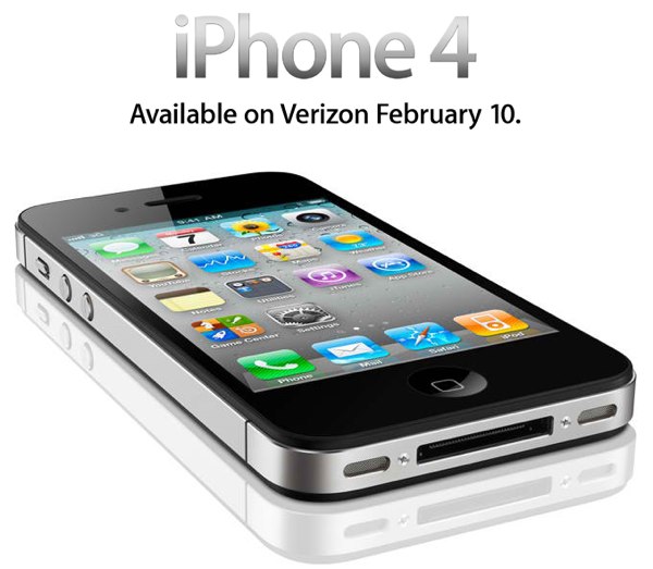The CDMA Verizon iPhone 4 – available February 10, 2011!