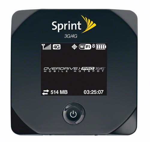 Sprint is launching their Overdrive Pro 3G/4G Mobile Hotspot on March 20th