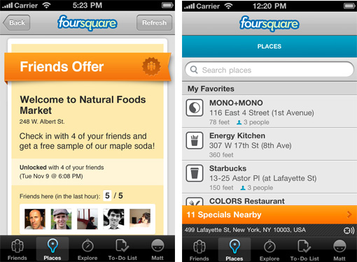 Foursquare sending major updates to iOS and Android tonight