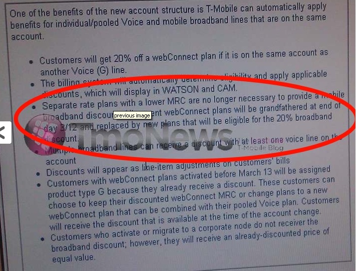 T-Mobile will soon offer discounts on mobile broadband accounts