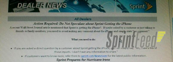 Sprint Gags Its Employees About…