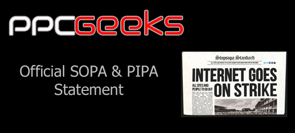 PPCGeeks Official SOPA Statement