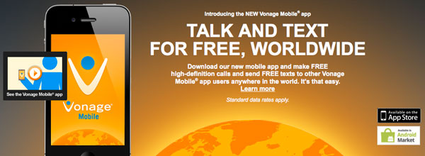 Vonage Mobile App – Free Calls and Texts Worldwide For Android and iOS