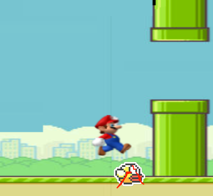 Flappybird Controversy over apparent use of Super Mario Brio Graphic’s